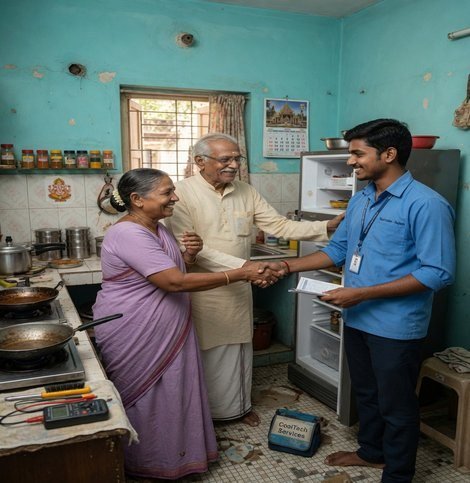 Doorstep appliance repair service