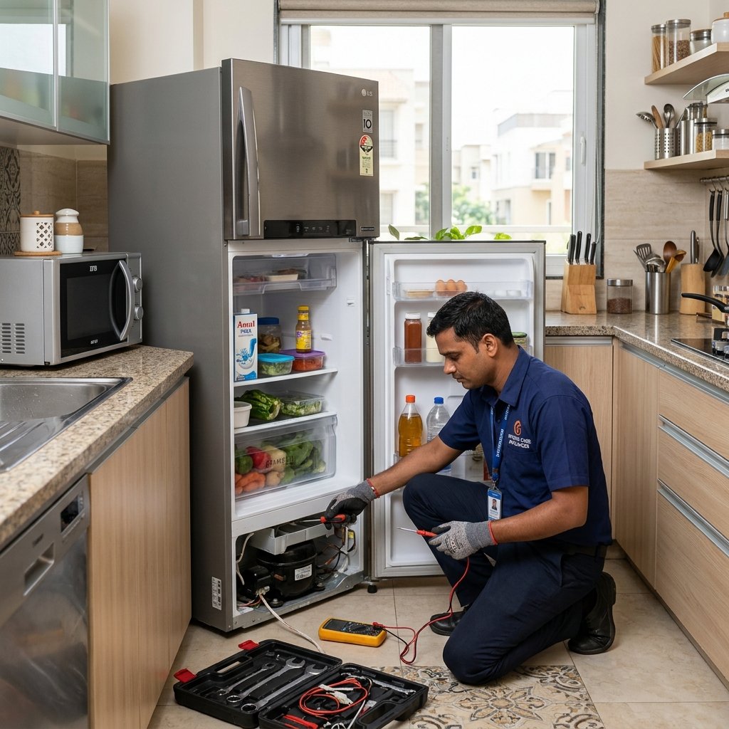 Refrigerator repair and maintenance